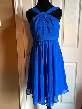 DAVID’S BRIDAL Chiffon Crinkle Dress